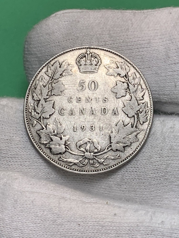 1931 Canada Silver 50 Cents (A0747)