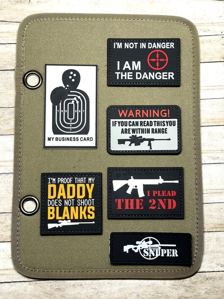 Sniper Rifle Within Range Warning Patch - Morale Tactical PVC Gun Patch