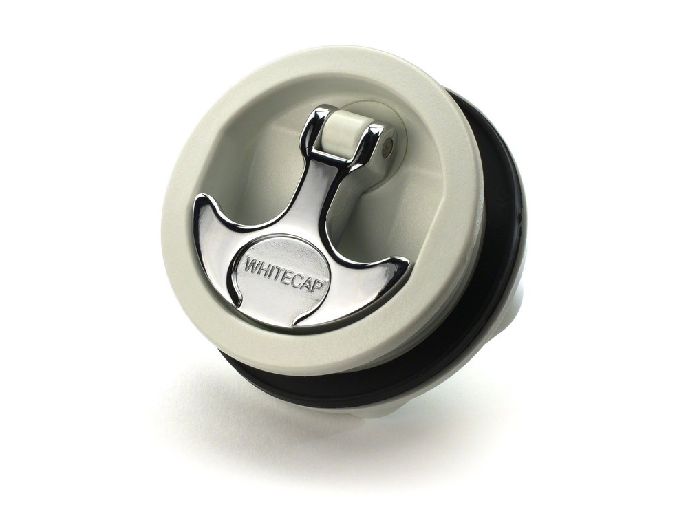 T-Handle Latch with Keyed Lock, Black, 3" Diameter, Secure Boat/RV Storage