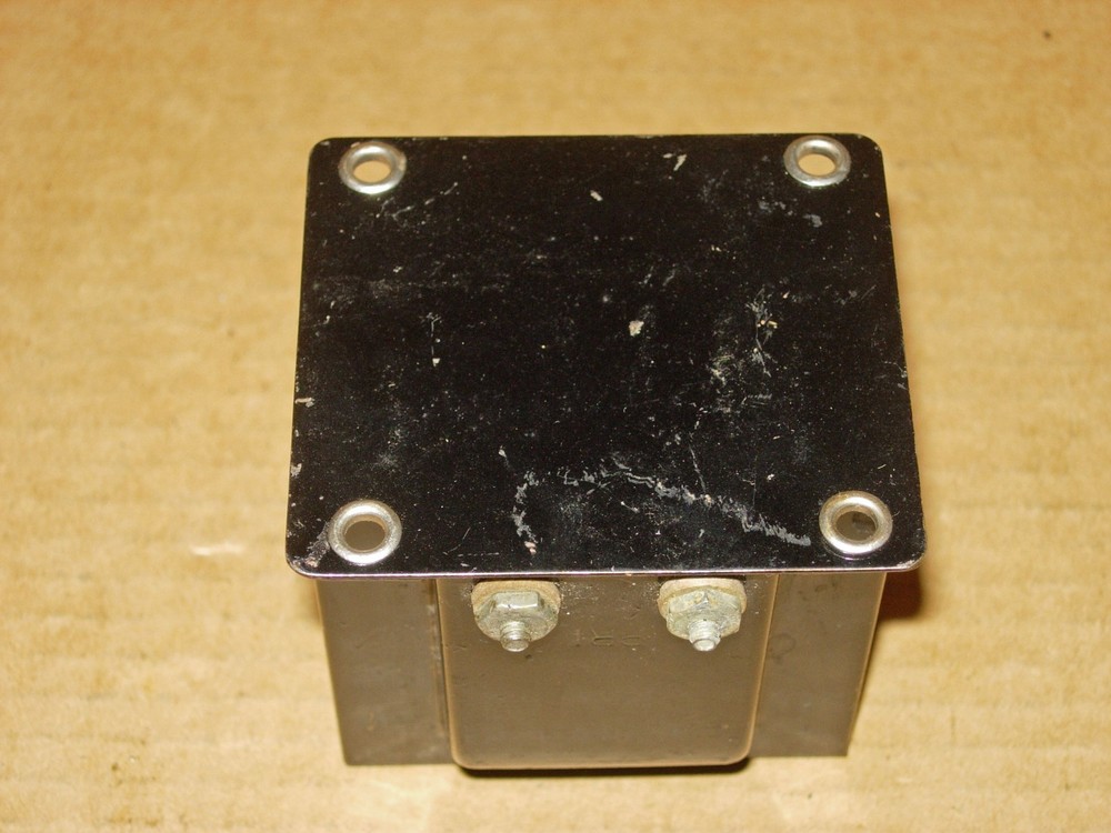 UNKNOWN MAKE AUDIO TRANSFORMER-1920s-PLATE TO PUSH-PULL GRIDS-TESTED OK