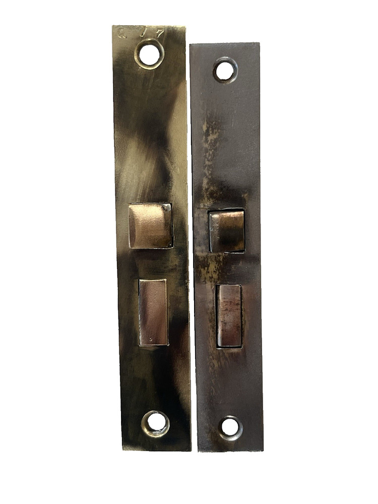 2 Antique Mortise Private Locks, Cast Iron, CORBIN & Unmarked Fully Functional!