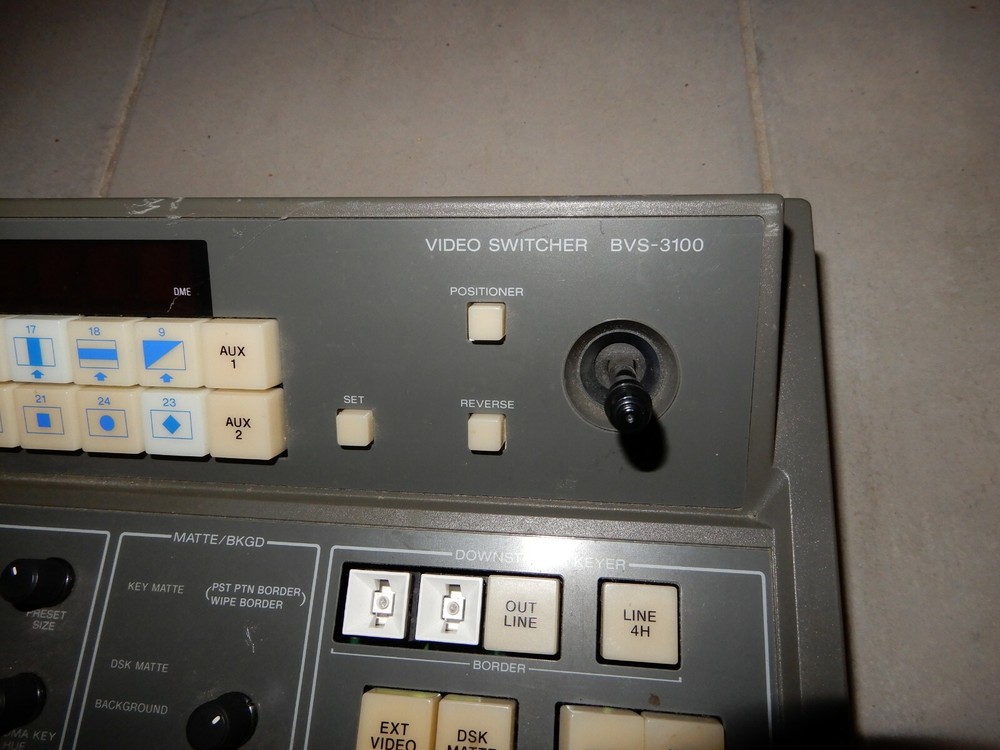Sony Video Switcher BVS-3100 Editor Master Controller