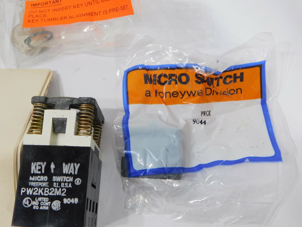 Honeywell Microswitch Kit PW2KB2M2EDAA Keyed / Key Switch PW2KB2M2