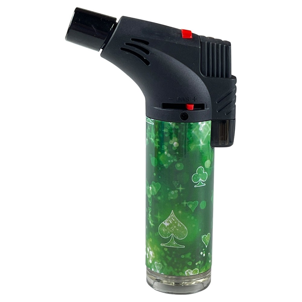 4Pack Jumbo 4" Single Jet Flame Torch Gun Lighter Refillable Lockable Peach gift