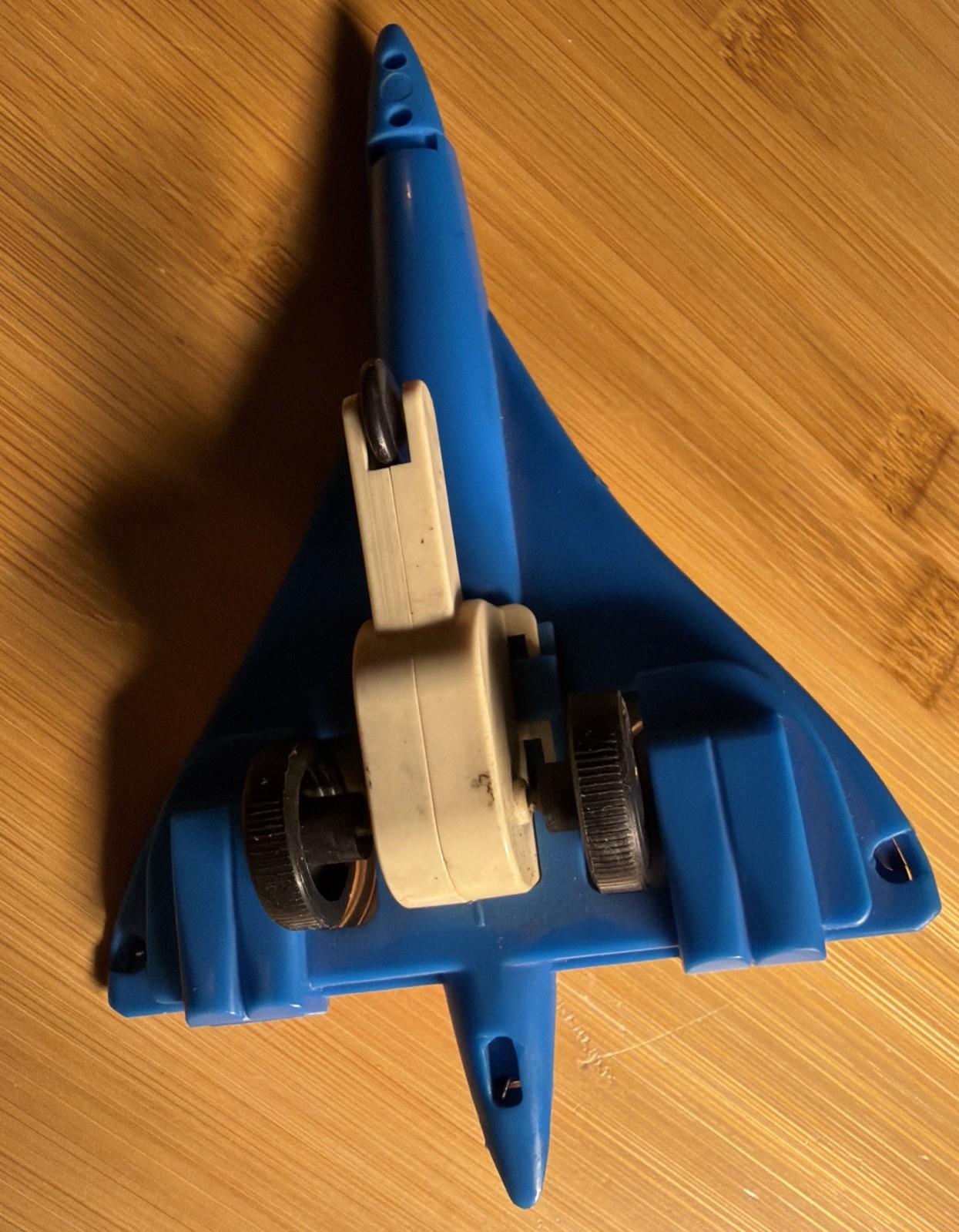 VINTAGE SPARKING SST 5" JET PLANE FRICTION POWERED METAL TOY JAPAN