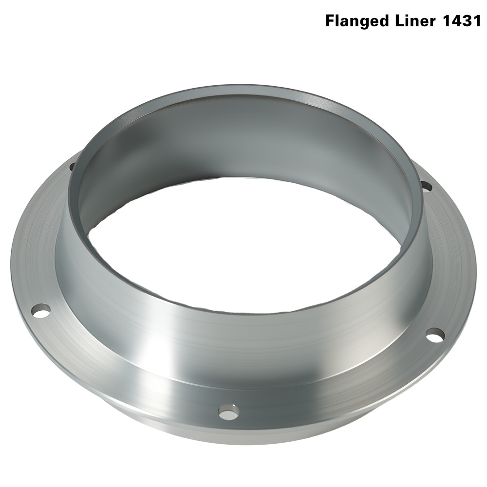 Flanged Liner Part No.1431 Zinc-Aluminum Alloy For Outboard Large Series