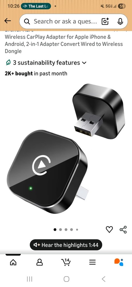 Wireless Car Play Adapter