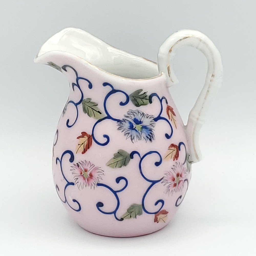 Porcelain Floral Painted Mini Pitcher