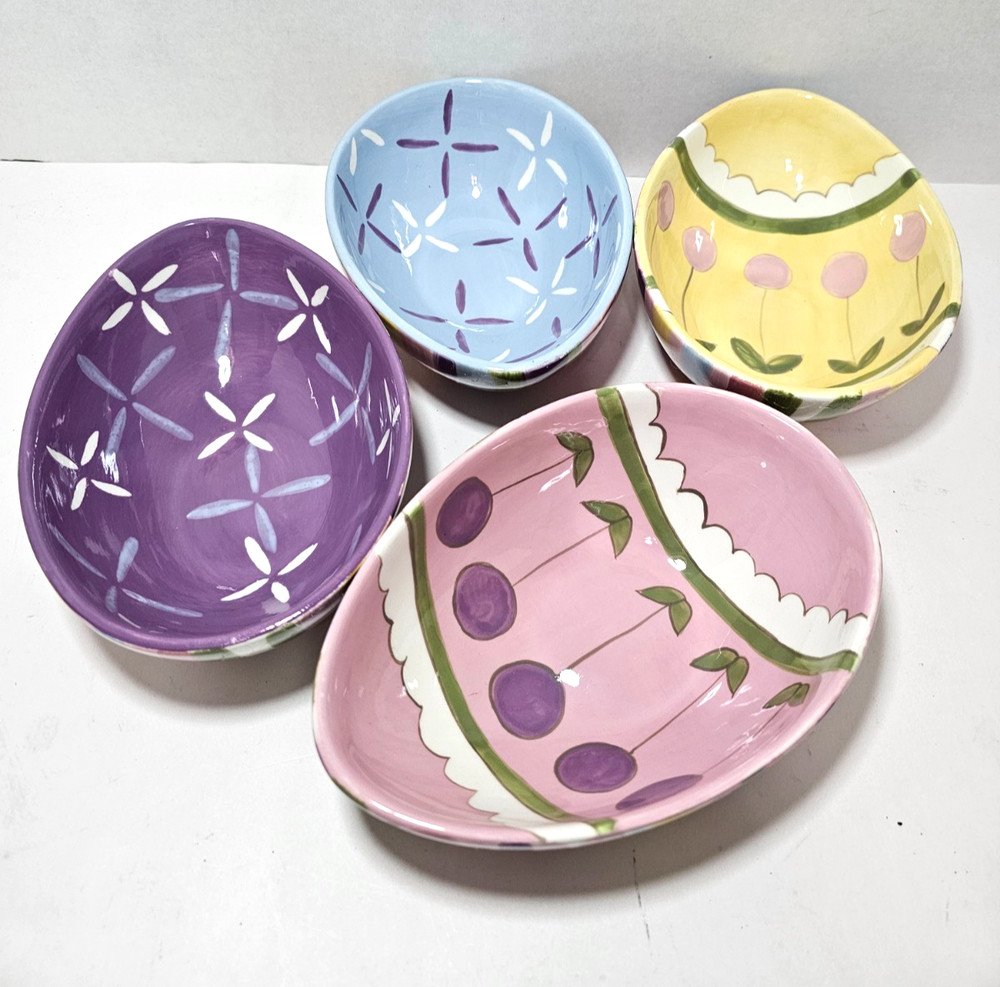 Vintage Easter Egg Bowls Set of 4