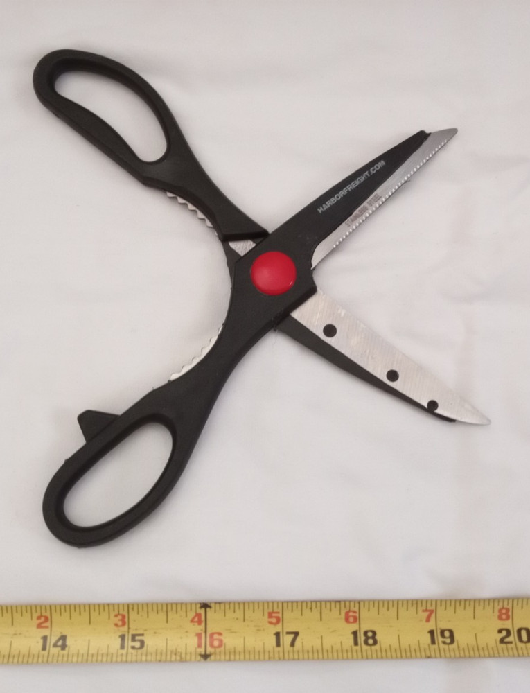 Harbor Freight Multipurpose Scissors 8.5”.