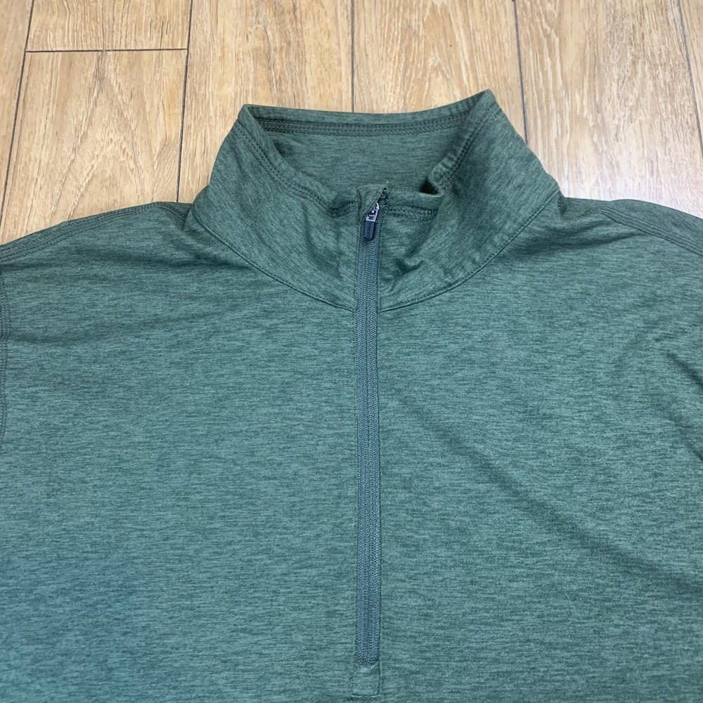 Vuori Pullover Mens L Green Ease Performance Half Zip 2.0 Stretch V221
