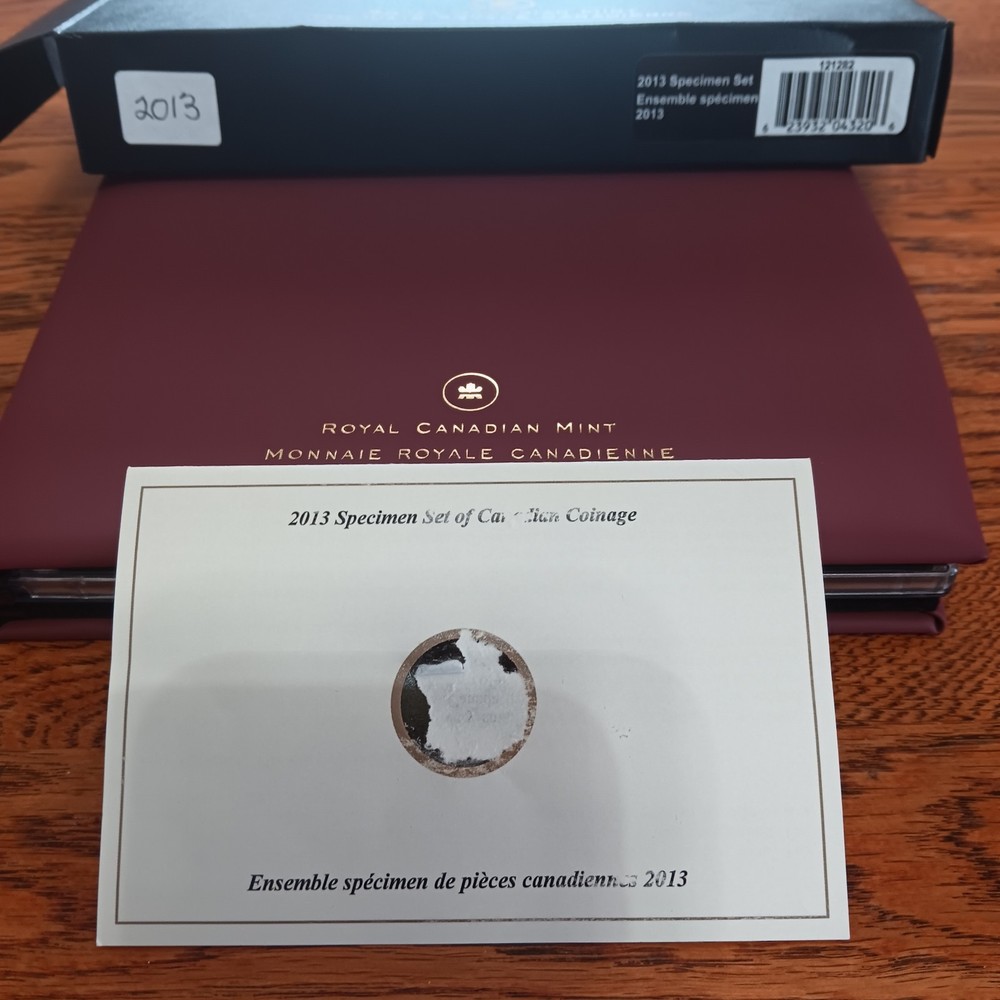 2013 Canadian Speciman Set