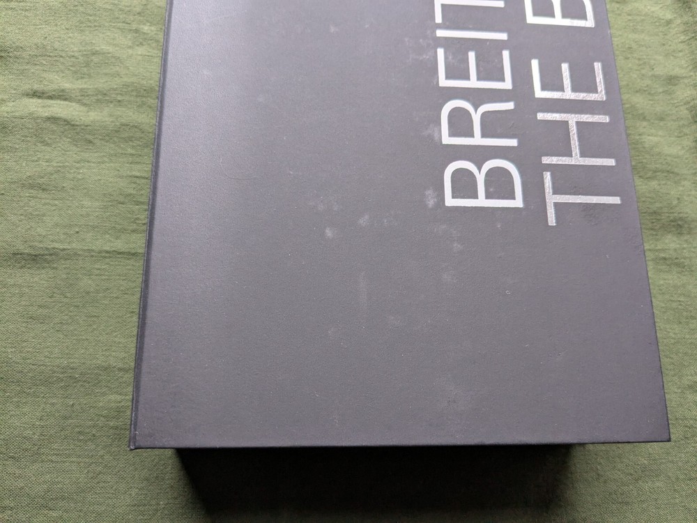 Rare Breitling Book Safe Lock Box With Keys