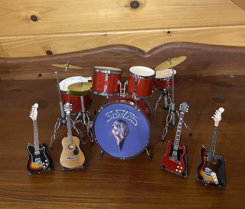 MINIATURE DRUM & GUITAR SET - EAGLES #3