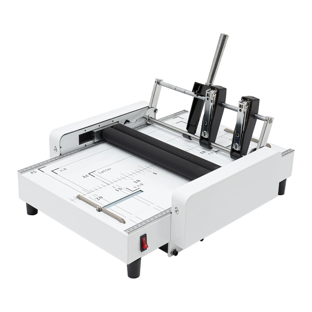 A3 Booklet Folding Binding Machine Paper Stapling Making Book Stapler Office 60W