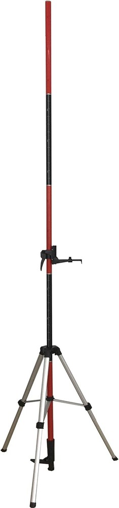 Telescoping Pole, Laser Level Support Pole with Red & Black