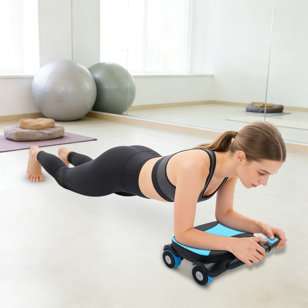 AB Abdominal Roller, Four-Wheel Elbow Support Abdominal Roller, Abdominal Roller
