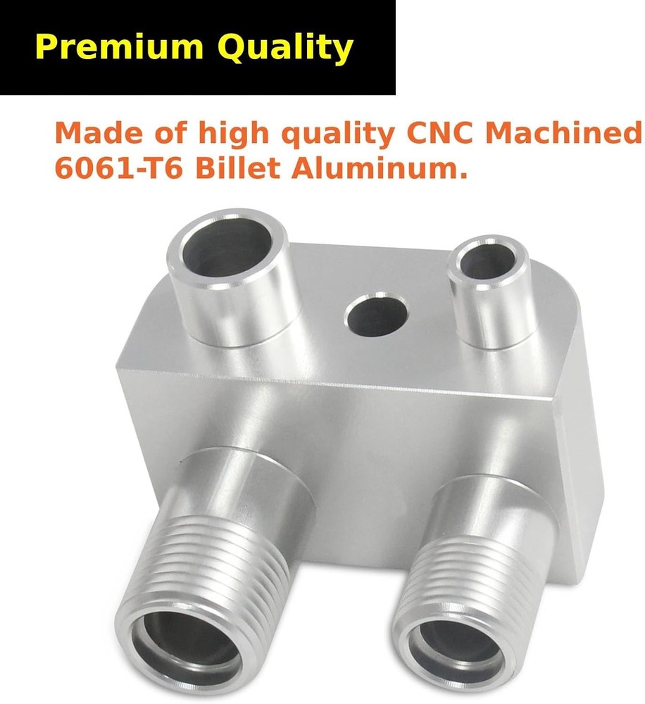 Engine Conversion A/C Line Compressor Hose Adapter Fitting For GM Gen V L86 L82