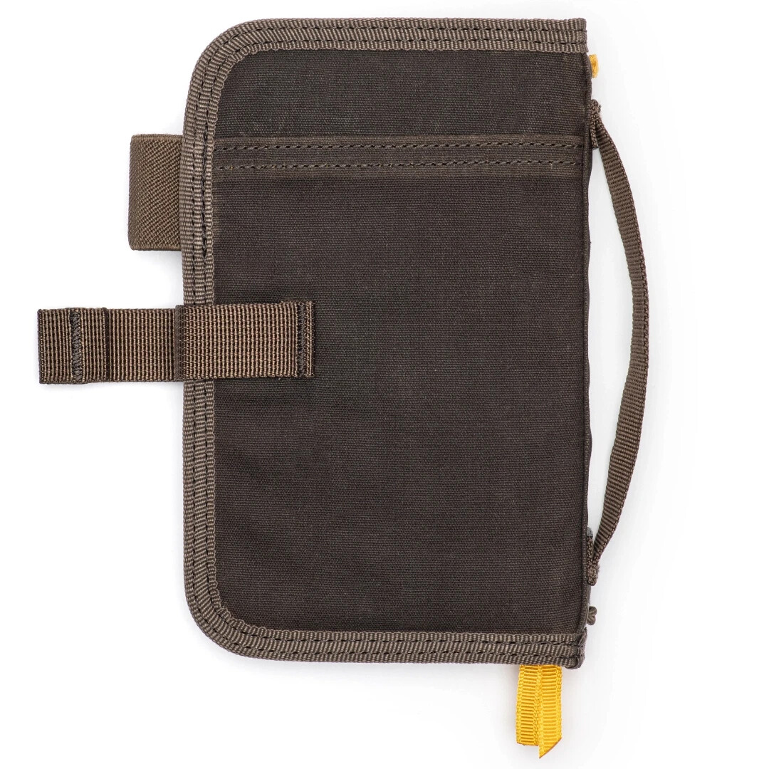 Lochby Mini Field Journal Brown | Water Resistant Wax Canvas Cover
