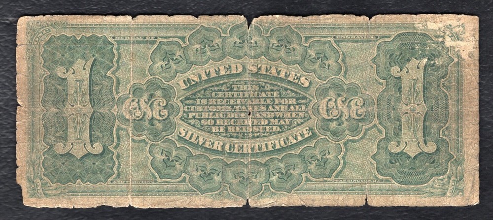 FR. 217 1886 $1 ONE DOLLAR “MARTHA” SILVER CERTIFICATE CURRENCY NOTE
