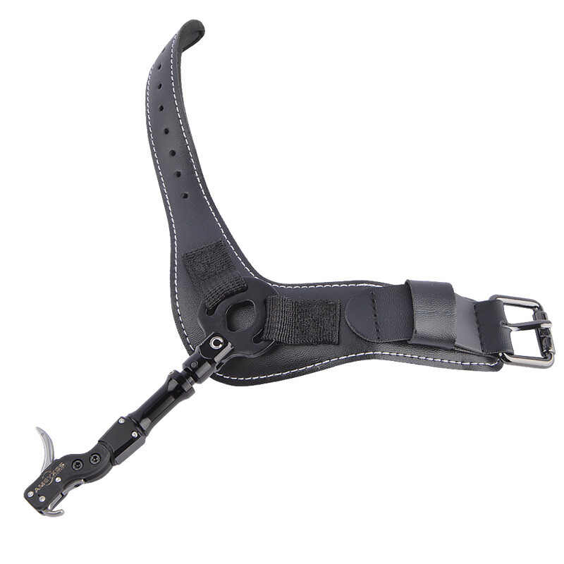 Archery Release Aids Finger Trigger Caliper Wrist Strap Compound Bow Hunting