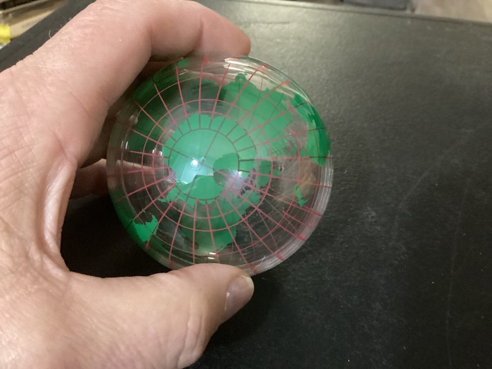 (2) Small 3" Plastic Globes