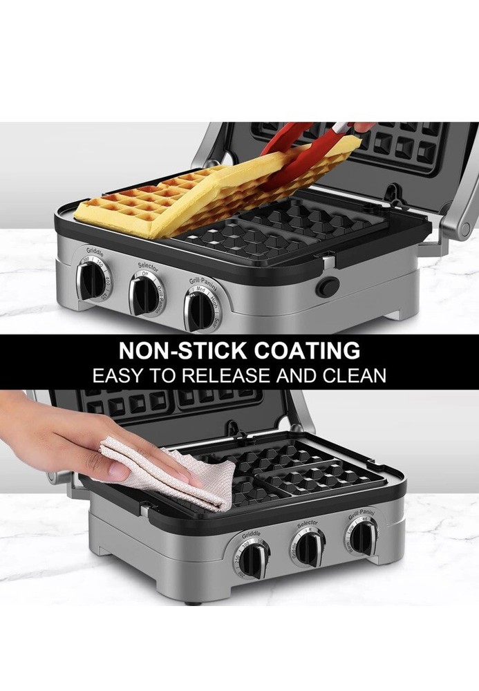 Gvode Waffle Plates for Cuisinart Griddler