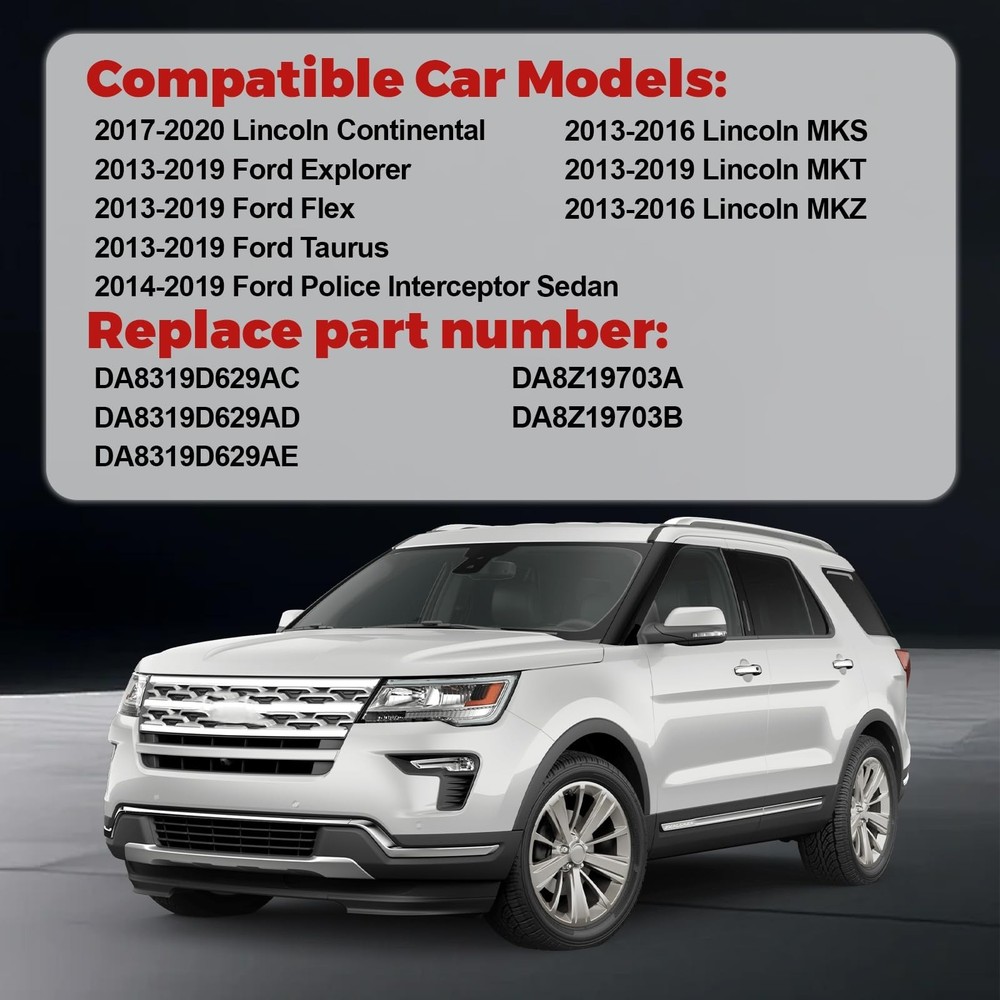 Air Conditioner AC Compressor with Clutch Compatible with Explorer Flex MKZ C...