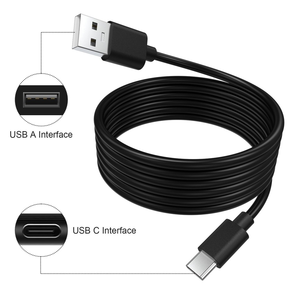 USB Data Charging Cable Cord with HyperX QuadCast 2, SoloCast, QuadCast S USB...
