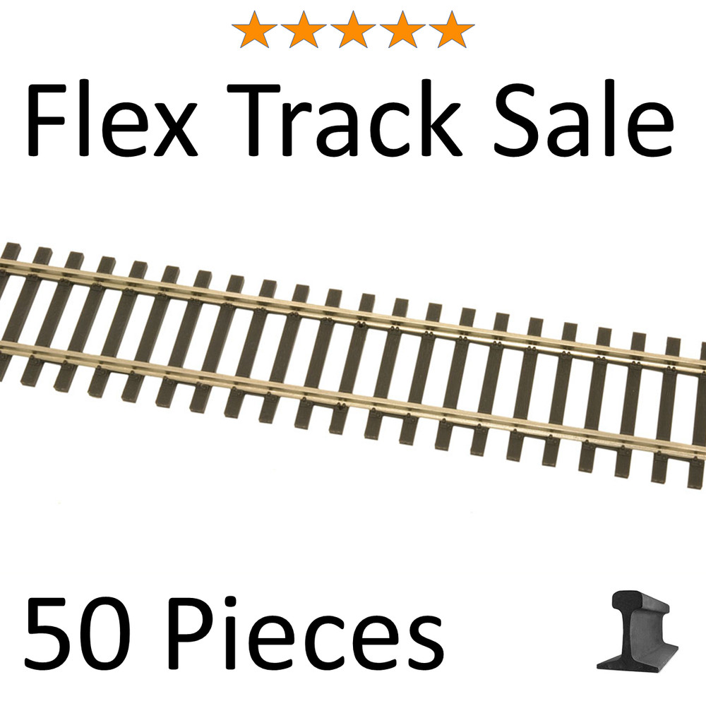 Atlas HO Scale ~ New 2026 ~ Code 83 ~ Superflex Flex Track ~ 50 Pieces ~ 500-50