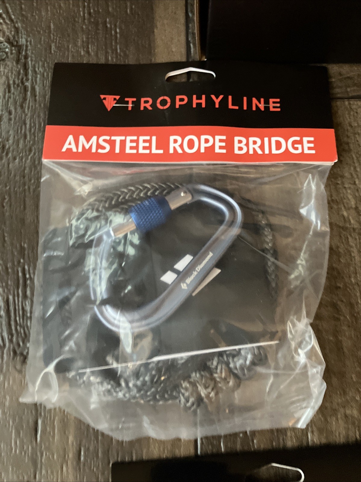 Trophyline Covert Ultra Hunting Saddle Kit Gray L/XL 2 Pouches 2 Ropes Amsteel