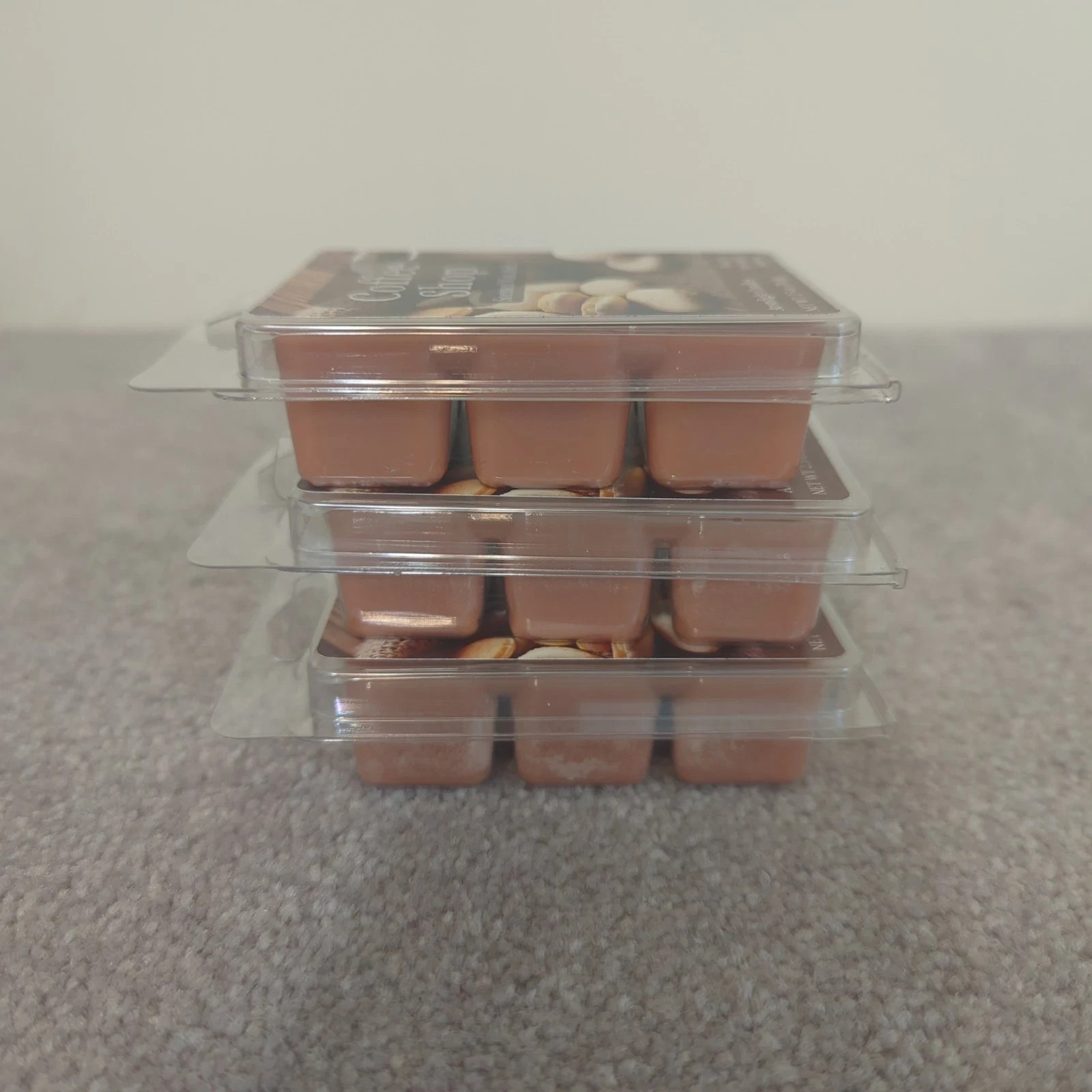 Lot of 3 Coffee Scented Wax Melts 100% Soy Wax Tarts Home Fragrance Coffee Shop