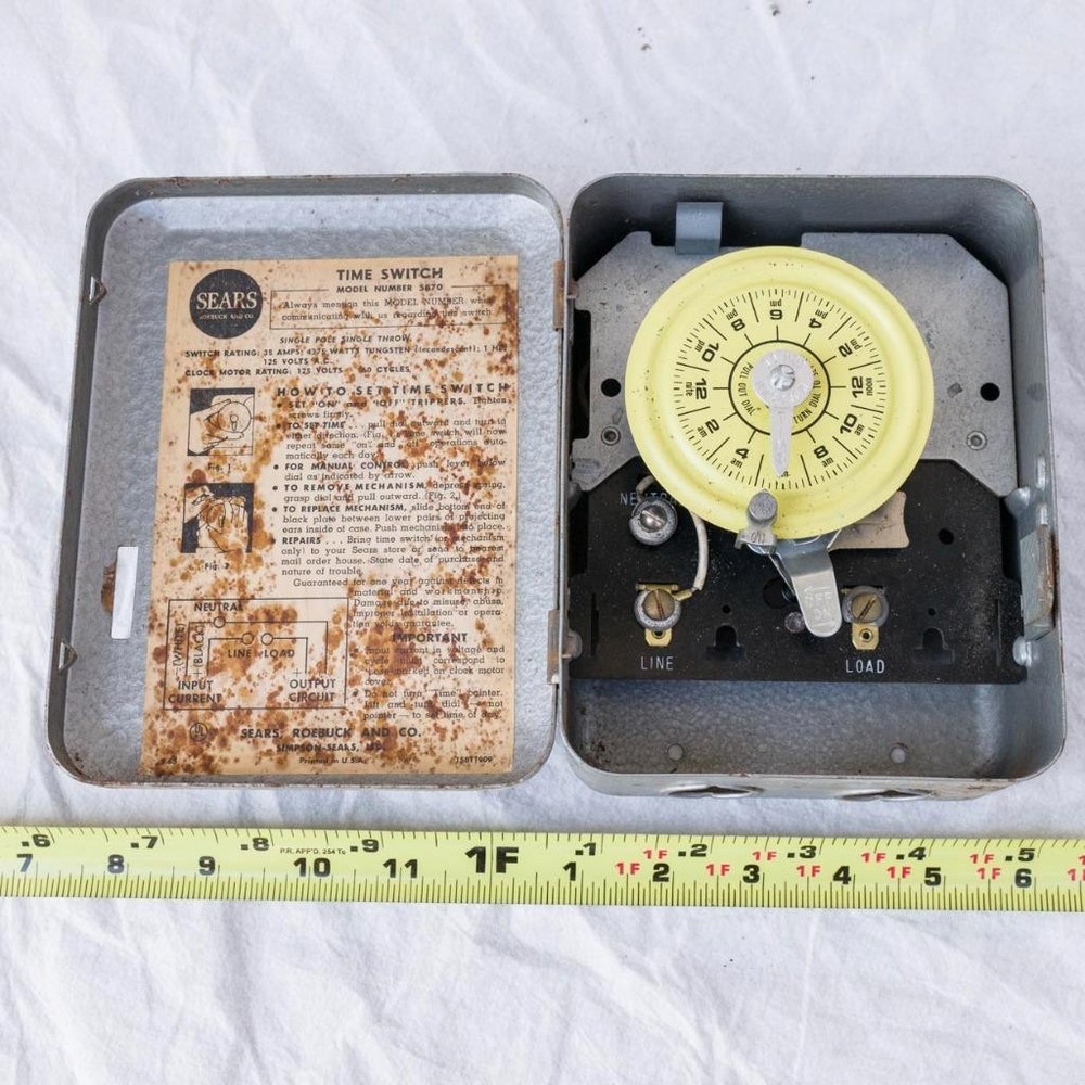 Sears Roebuck Time Switch 5870 Electrical Timer
