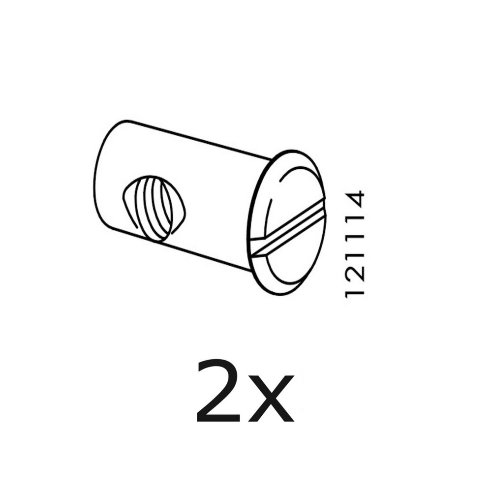 2 IKEA  Nuts  Part # 121114