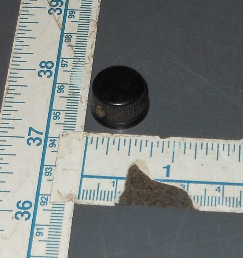 Black Bakelite Radio Knob