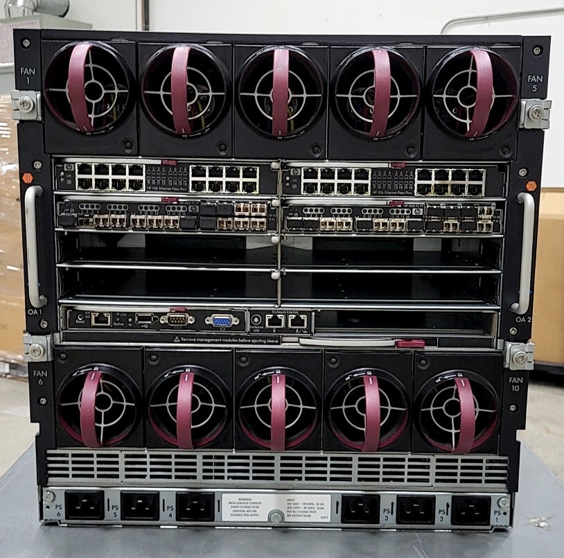 HP AD361C BladeSystem C7000 Blade Server Enclosure SEE NOTES