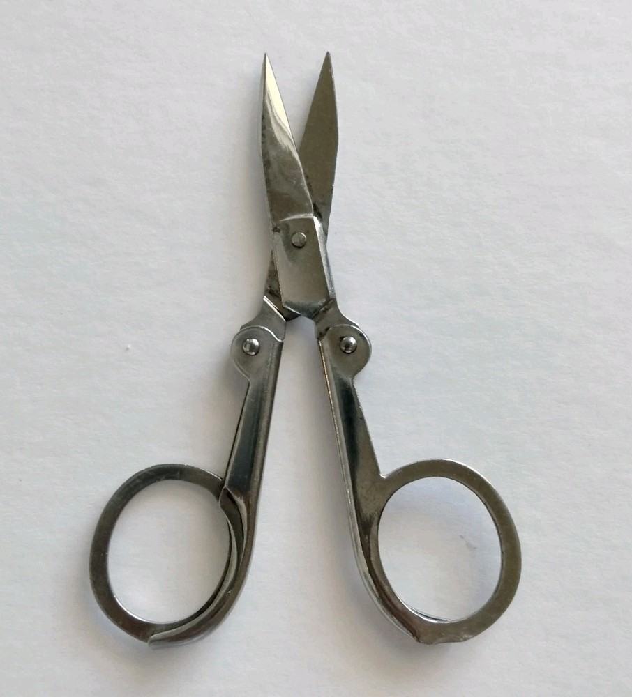 Vintage Artamount Foldable Scissors Made In Germany Needlework Scissors