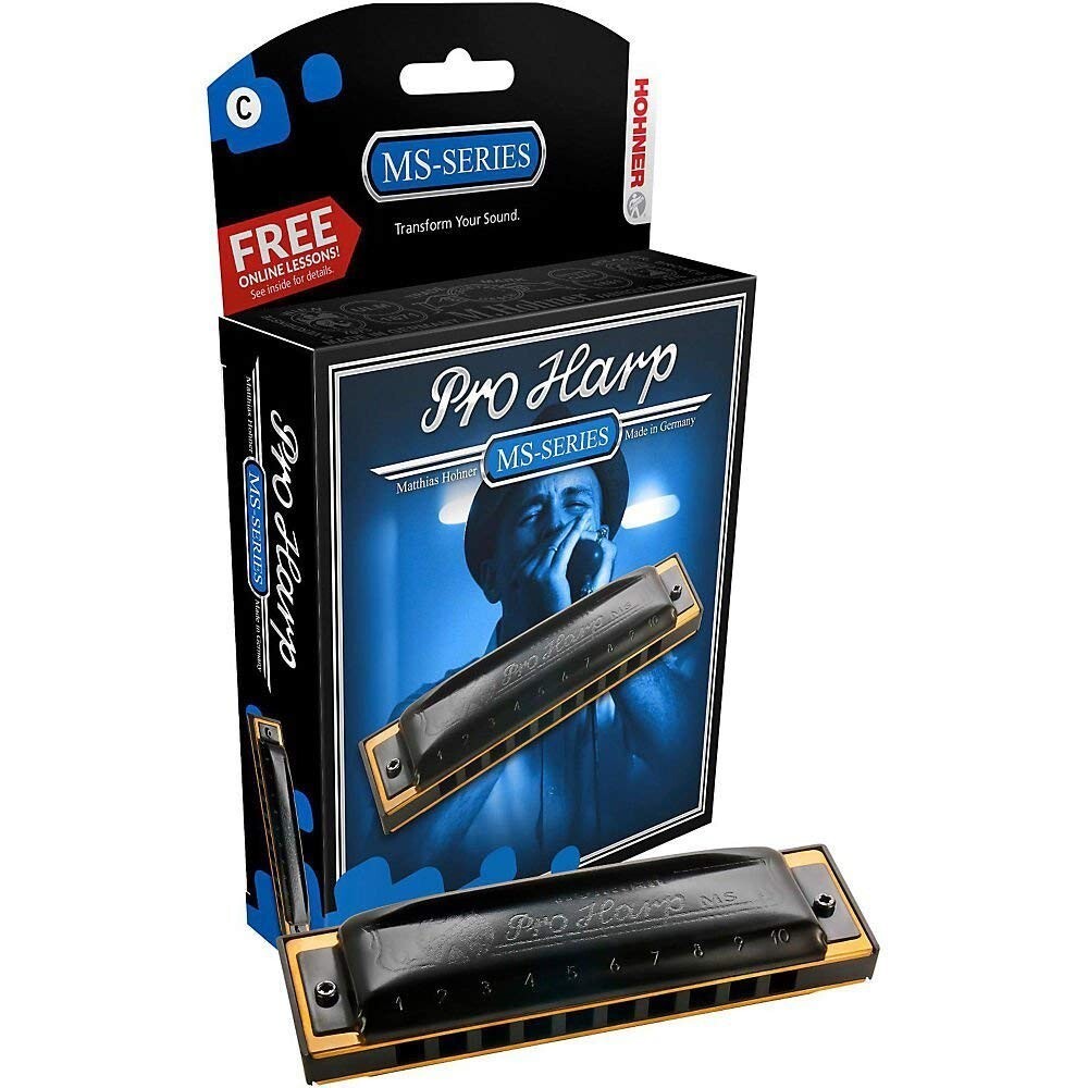 Hohner MS Series ProHarp Harmonica 562BX multiple keys available