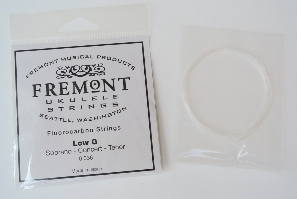 Fremont Brand Clear Fluorocarbon Low-G Ukulele Single String