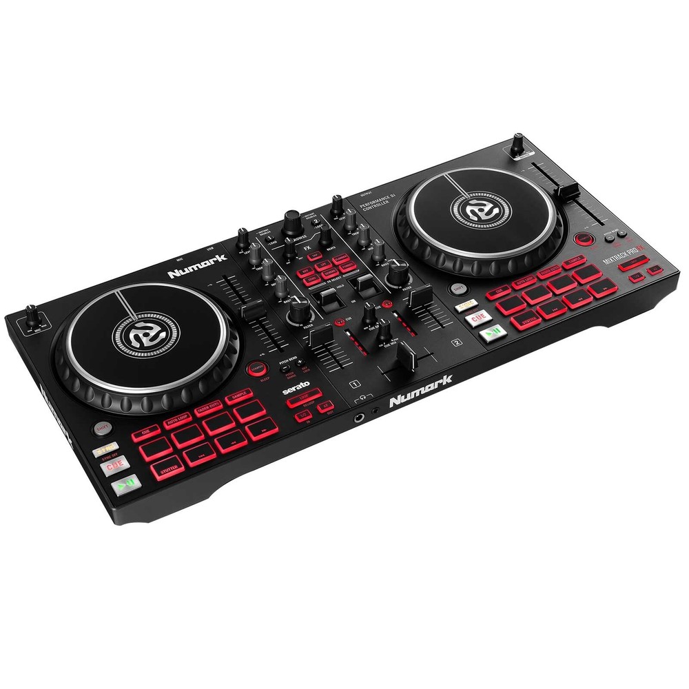 Numark Mixtrack Pro FX Effects 2-Deck Serato DJ Controller w Headphones & Case