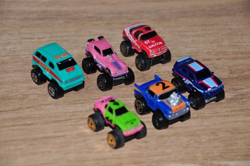 Vintage Micro Machines Mixed Bundle 1987 - 1989 Big Wheels