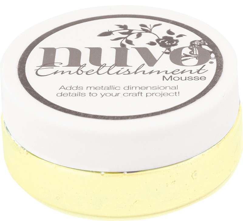 Nuvo Embellishment Mousse Custard Cream