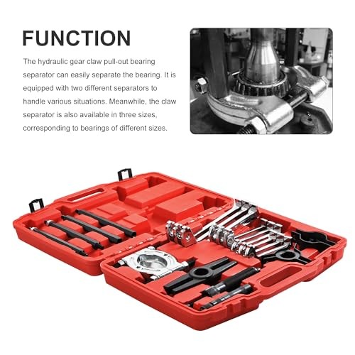 10 Ton Hydraulic Gear Jaw Pulling Bearing Separator Puller Set Kit