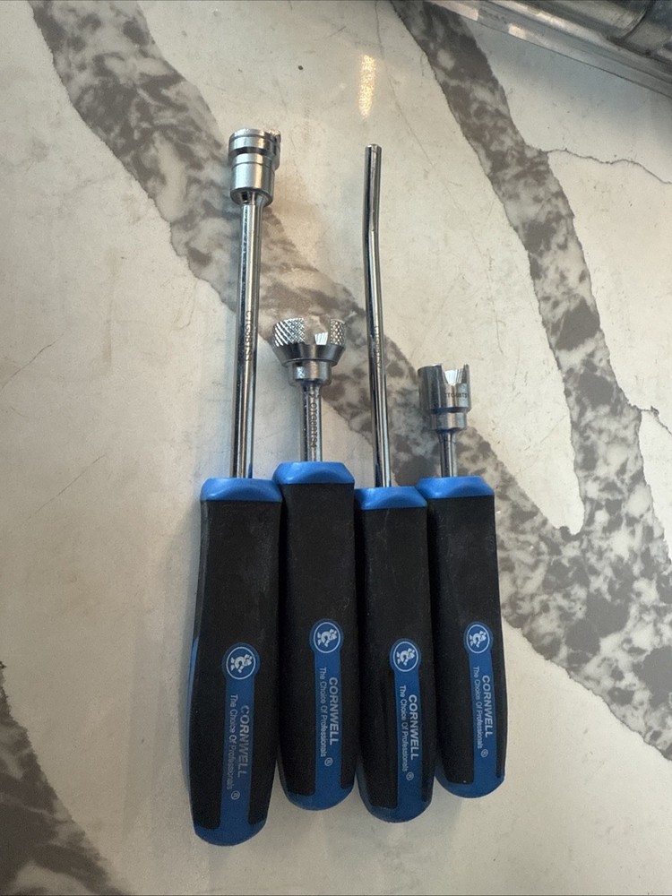 Cornwell 4 Piece Brake Tool Set (model CTG8BTS) for servicing drum brakes