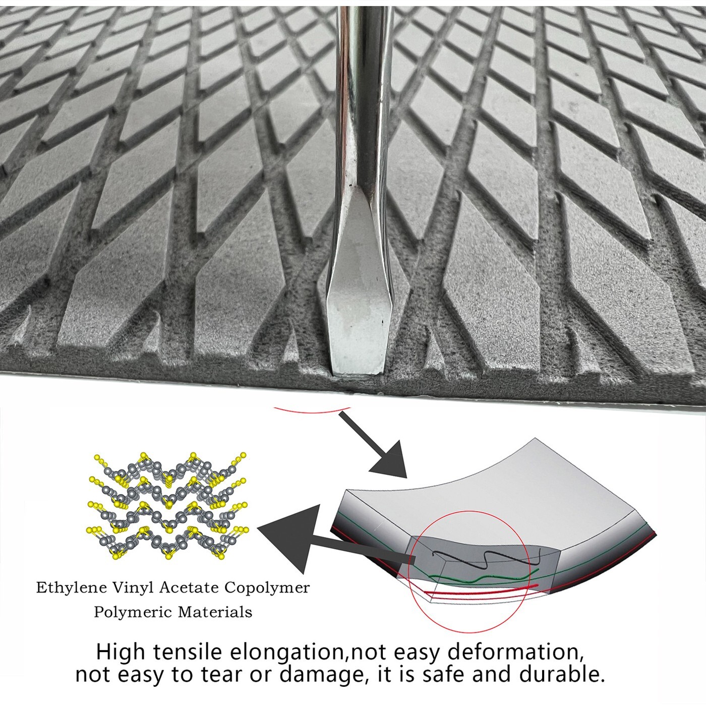 SUP Stand Up Paddle Board Traction Pad Anti-skid Deck Grip Mat for Kayak Jetski