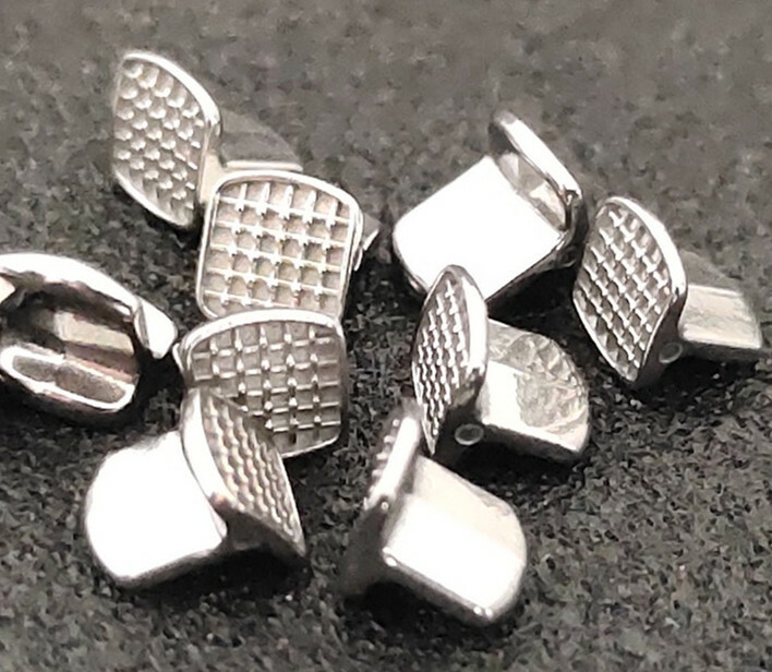 100 Pieces  Bite Bulider Turbos Mesh Base Deep Bite Teeth Corection Orthodontics