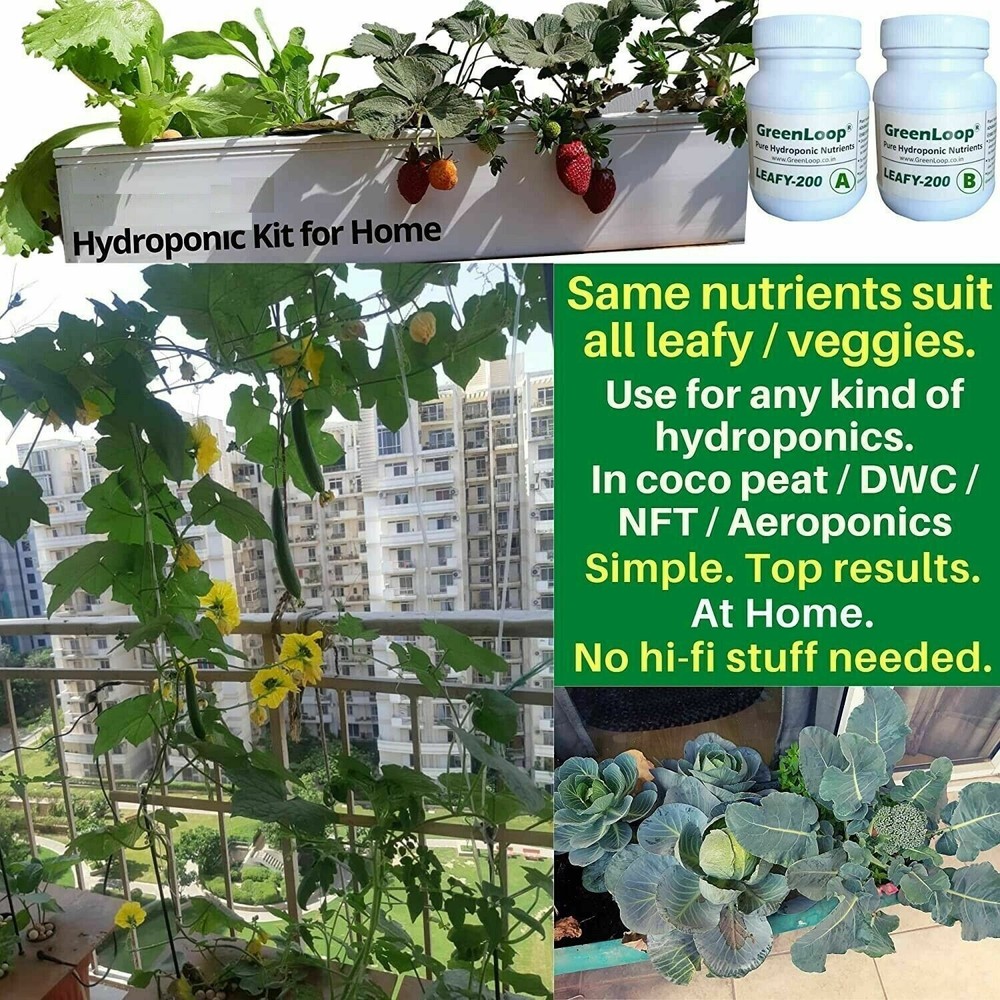 Hydroponic nutrients, Solid Mixture, Makes 200 Liter hydroponic Solution