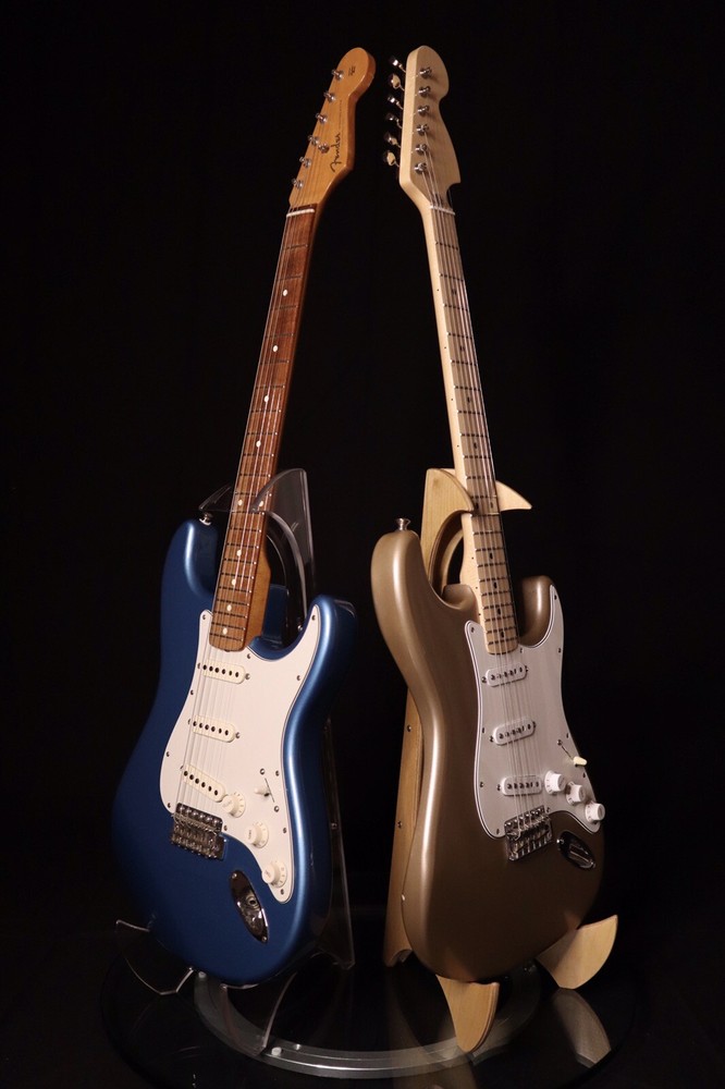 Clear Acrylic Guitar Stand Flame Treated Edge