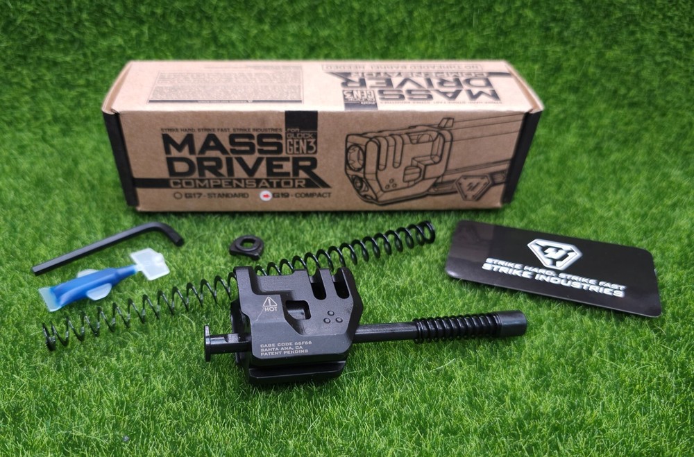 Strike Industries Glock 19 Gen3 Compact Mass Driver Compensator - SI-G3-MDCOMP-C