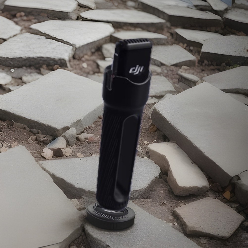 DJI WIRELESS MIC Interview Handle, Portable Handled Microphone Adapter No Mic